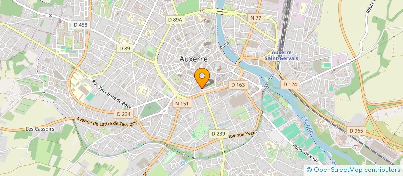 localisation de l'entreprise MADAME LIVIA GRAZIANI à AUXERRE