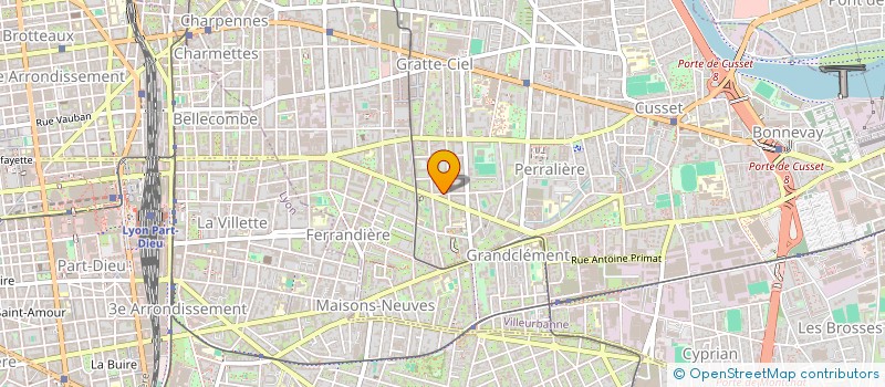 localisation de l'entreprise MADAME LIVIA SALES DE MELLO FRANCO  VILLEURBANNE