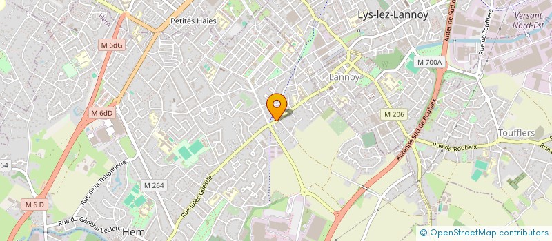 localisation de l'entreprise MADAME LIVRANCE LAURENT  HEM