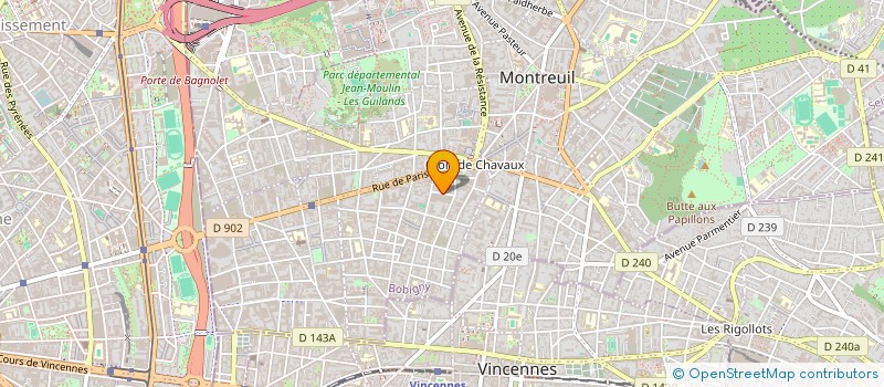 localisation de l'entreprise MADAME LIXIA TANG à MONTREUIL