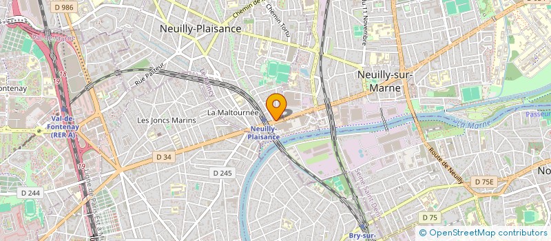 localisation de l'entreprise MADAME LIZ GRAINE  NEUILLY-PLAISANCE