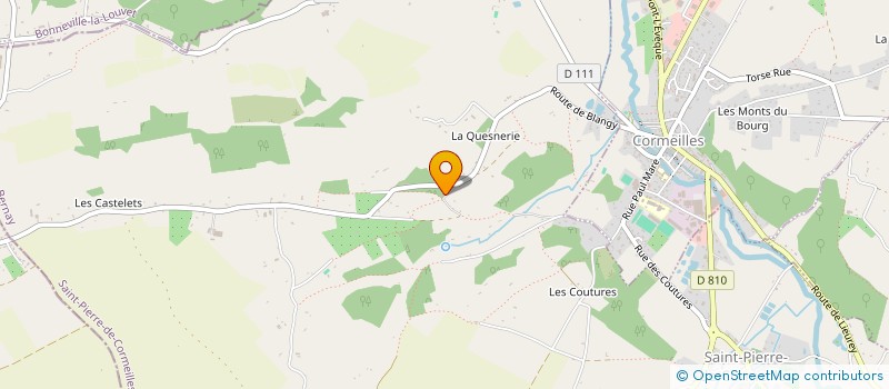 localisation de l'entreprise MADAME LIZ HARDY  SAINT-PIERRE-DE-CORMEILLES