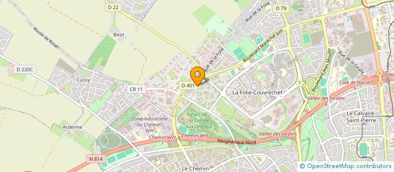 localisation de l'entreprise MADAME LIZ VORNIERES à CAEN