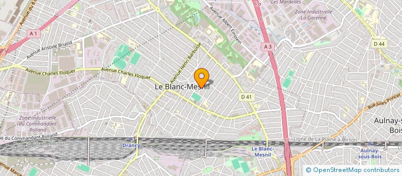 localisation de l'entreprise MADAME LIZA BEN KACI à LE BLANC-MESNIL