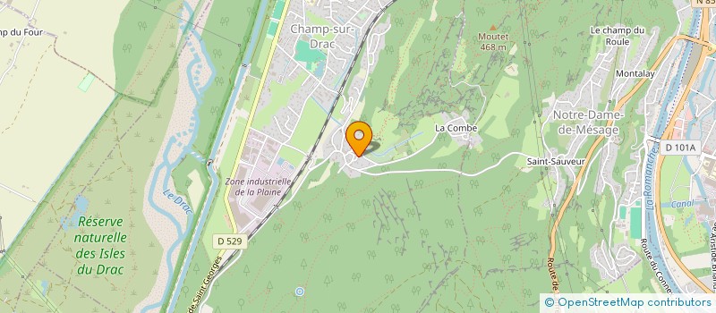 localisation de l'entreprise MADAME LIZA BOFELLI  CHAMP-SUR-DRAC