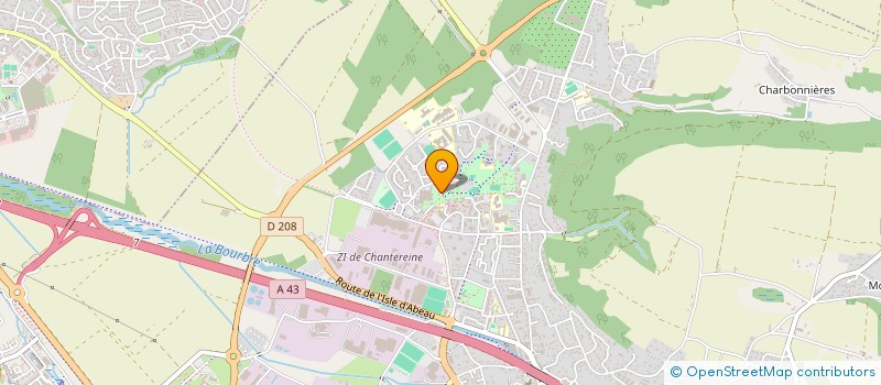 localisation de l'entreprise MADAME LIZA BONIN  BOURGOIN-JALLIEU