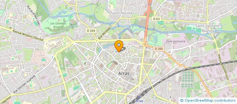 localisation de l'entreprise MADAME LIZA BOUZIDI à ARRAS