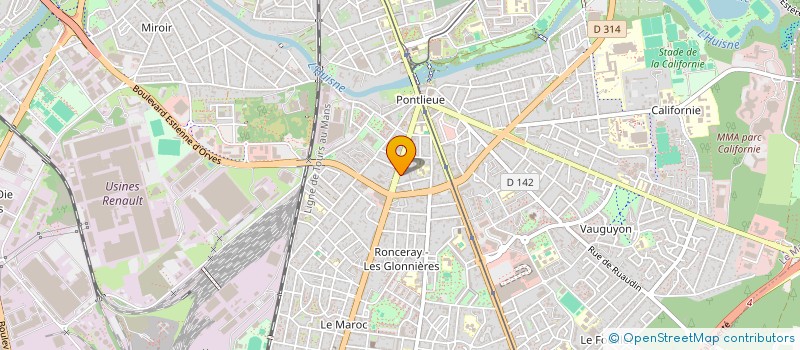 localisation de l'entreprise MADAME LIZA CLARET-TOURNIER  LE MANS