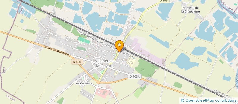 localisation de l'entreprise MADAME LIZA LEPAGE  VILLENEUVE-LA-GUYARD