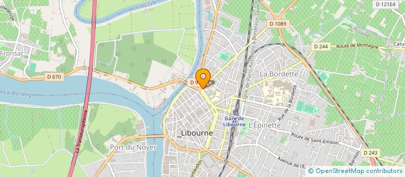 localisation de l'entreprise MADAME LIZA LOUISE  LIBOURNE