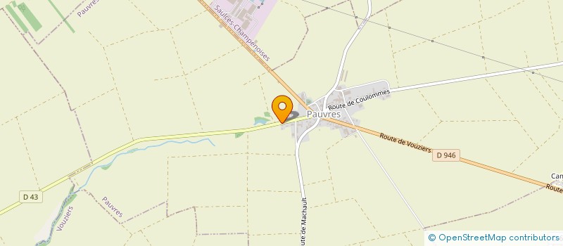 localisation de l'entreprise MADAME LIZA MARCHAND  PAUVRES