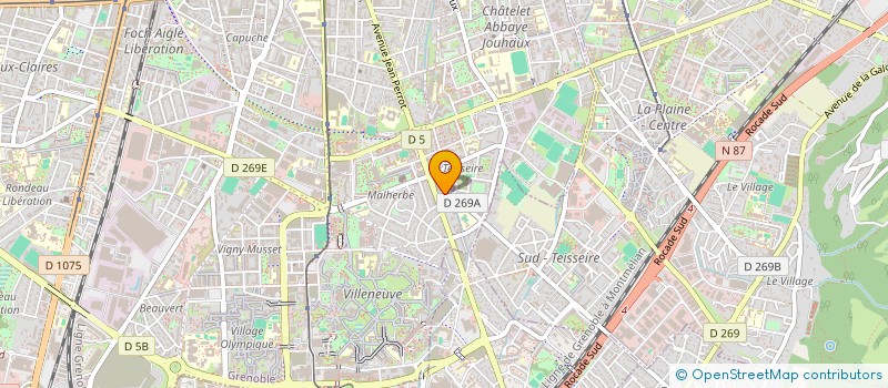 localisation de l'entreprise MADAME LIZA MOBAREK  GRENOBLE