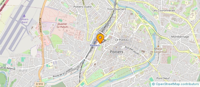 localisation de l'entreprise MADAME LIZA PAHLEVANIAN  POITIERS