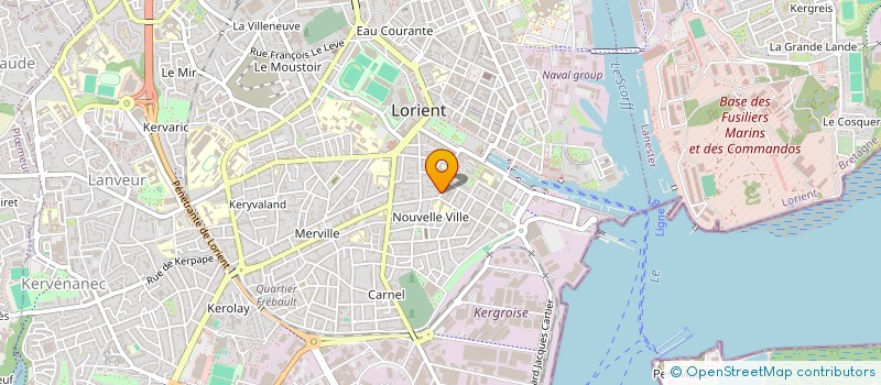 localisation de l'entreprise MADAME LIZA RIVERO  LORIENT