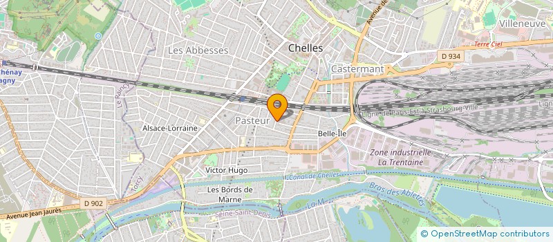 localisation de l'entreprise MADAME LIZA SADOU  CHELLES