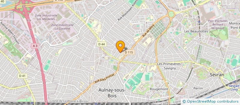localisation de l'entreprise MADAME LIZA SICOT à AULNAY SOUS BOIS