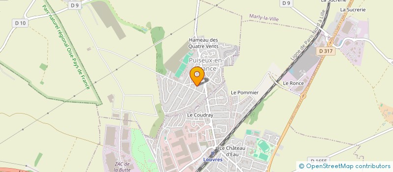 localisation de l'entreprise MADAME LIZABETE COMENDA  LOUVRES