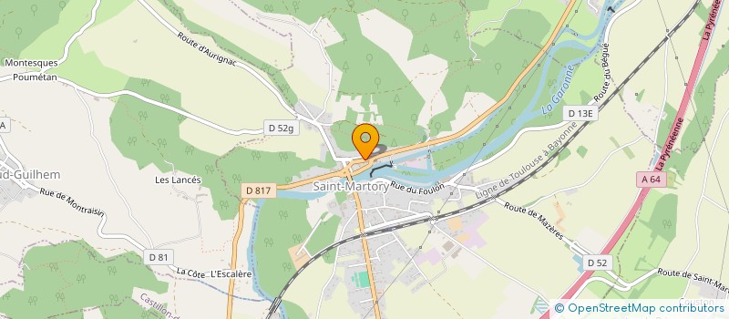 localisation de l'entreprise MADAME LIZETTE JEAN  SAINT-MARTORY