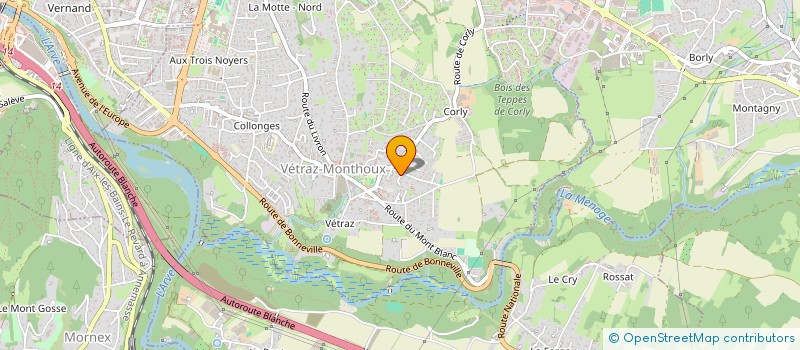 localisation de l'entreprise MADAME LIZHEN DU  VETRAZ-MONTHOUX