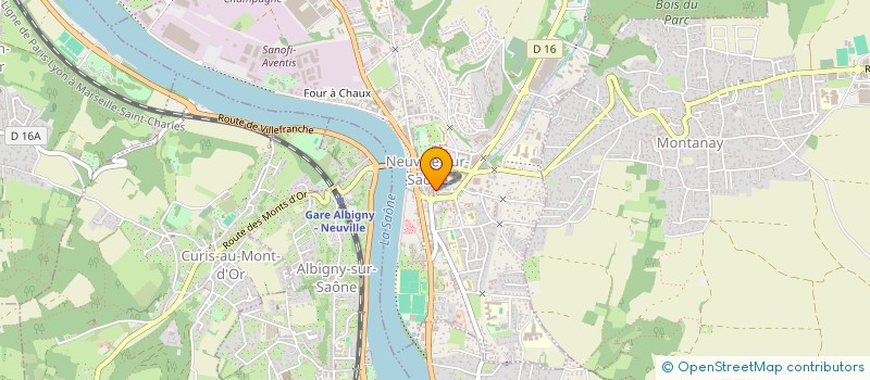 localisation de l'entreprise MADAME LIZIA LINS TAVARES  NEUVILLE-SUR-SAONE