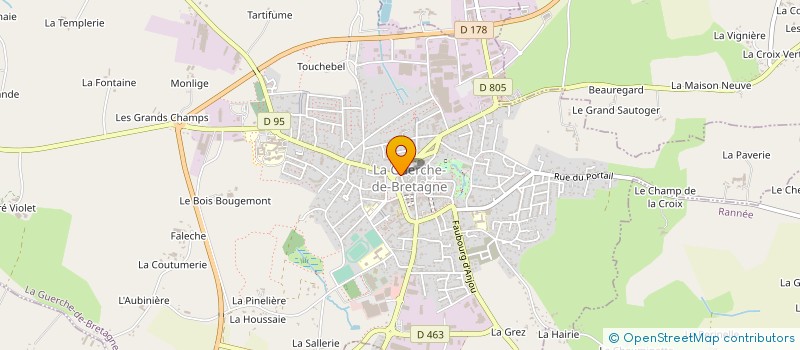 localisation de l'entreprise MADAME LIZICA VELCU  LA GUERCHE-DE-BRETAGNE