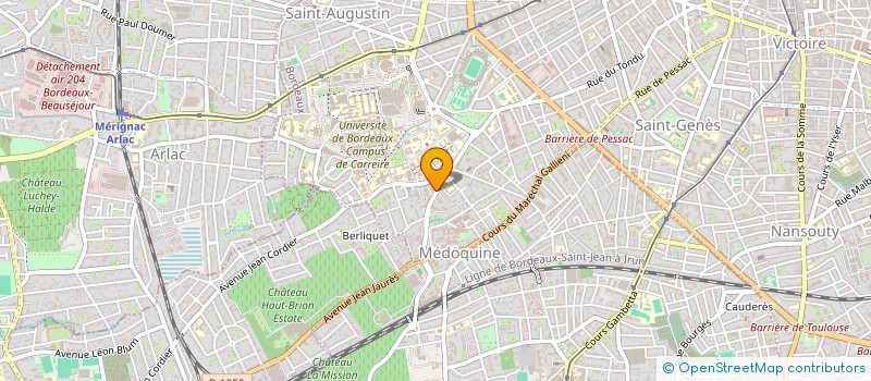 localisation de l'entreprise MADAME LIZZET GONZALEZ HERRERA  BORDEAUX