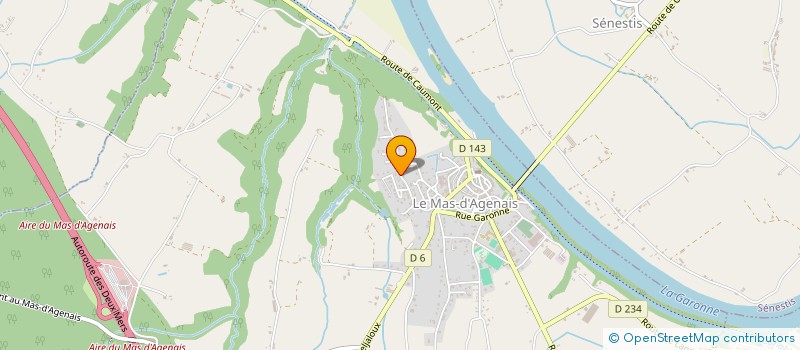 localisation de l'entreprise MADAME LIZZIE LAUBIE  LE MAS-D'AGENAIS