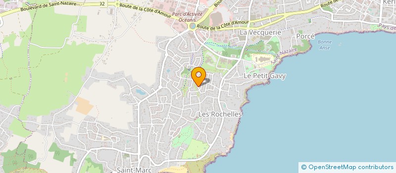 localisation de l'entreprise MADAME LIZZIE LE LABOURIER  SAINT-NAZAIRE