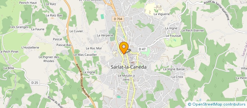 localisation de l'entreprise MADAME LJILJANA JOVANOVIC à SARLAT-LA-CANEDA