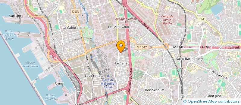 localisation de l'entreprise MADAME LJILJANA MIKIC à MARSEILLE