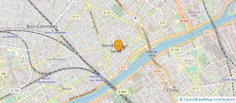 localisation de l'entreprise MADAME LJILJANA TASIC  ASNIERES-SUR-SEINE