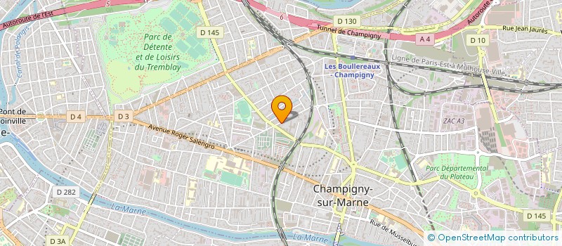 localisation de l'entreprise MADAME LJUBICA ZIROVEC à CHAMPIGNY-SUR-MARNE