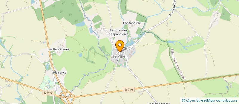 localisation de l'entreprise MADAME LLONA DEGOUTTE  LE GIVRE