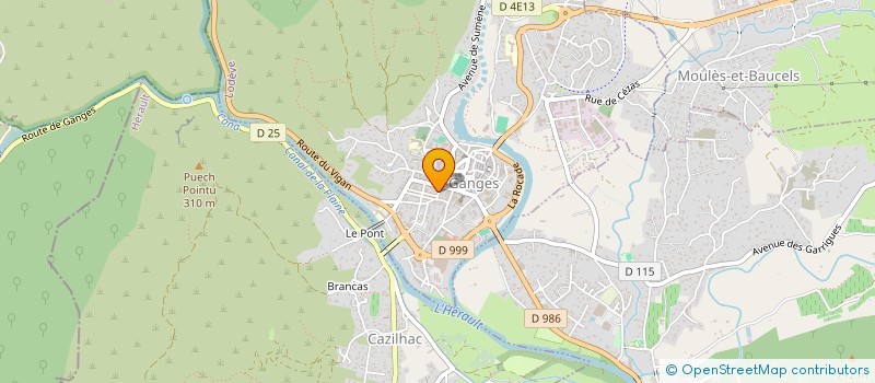 localisation de l'entreprise MADAME LLONA ROUIRE  GANGES