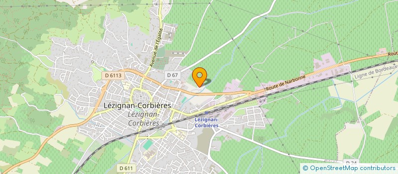 localisation de l'entreprise MADAME LLUEL PORTAL  LEZIGNAN-CORBIERES