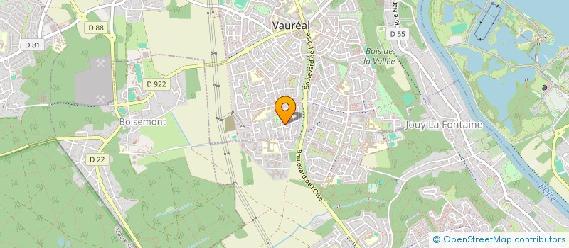 localisation de l'entreprise MADAME LOA COELHO GROSEIL  VAUREAL