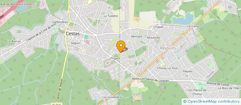 localisation de l'entreprise MADAME LOAH SOULIER  CESTAS