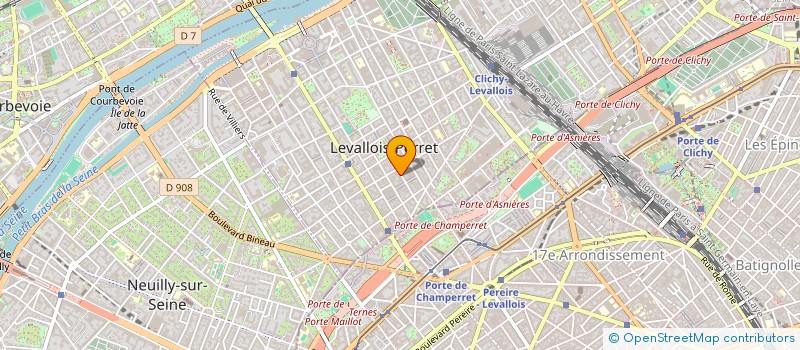 localisation de l'entreprise MADAME LOAN ALBERT à LEVALLOIS-PERRET