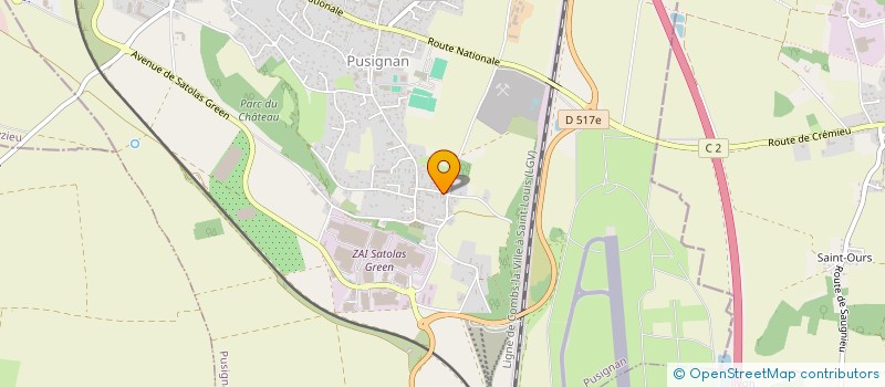 localisation de l'entreprise MADAME LOAN BELLET  PUSIGNAN