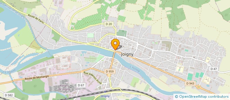localisation de l'entreprise MADAME LOAN CHINH TRAN à JOIGNY