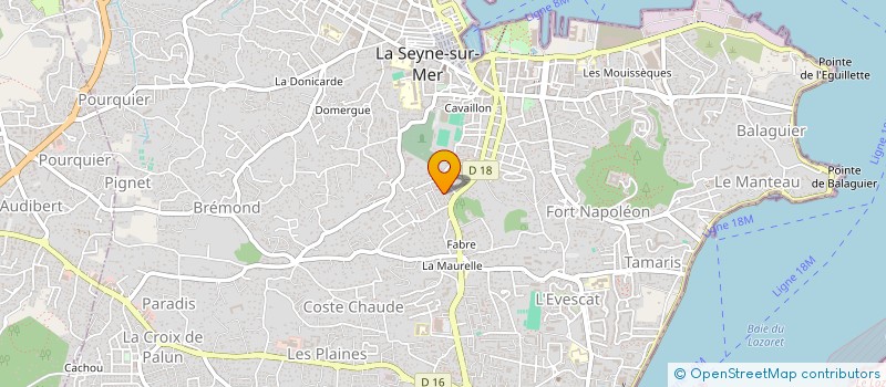 localisation de l'entreprise MADAME LOAN COQUEMONT  LA SEYNE-SUR-MER