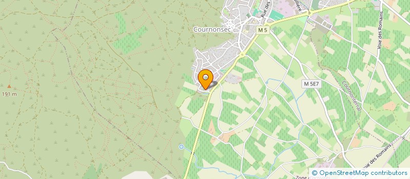 localisation de l'entreprise MADAME LOAN ELISSALDE  COURNONSEC