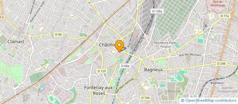 localisation de l'entreprise MADAME LOAN ESUP AHMED BOBAT à CHATILLON