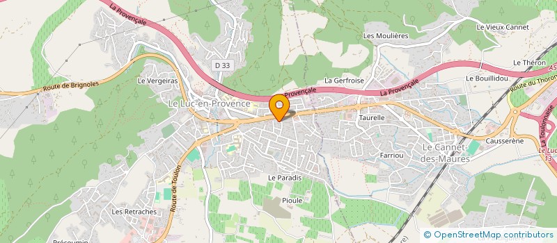 localisation de l'entreprise MADAME LOAN LACOUR  LE LUC