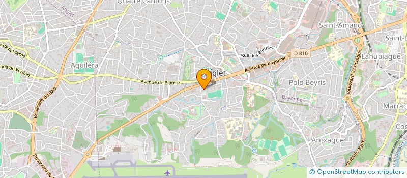 localisation de l'entreprise MADAME LOAN VERDEYROU  ANGLET