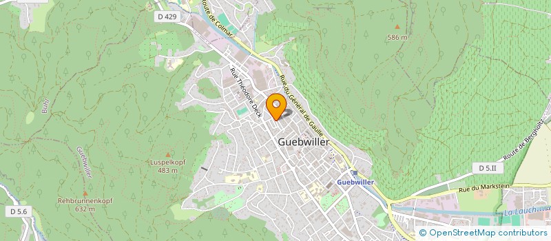 localisation de l'entreprise MADAME LOAN WASSMER  GUEBWILLER