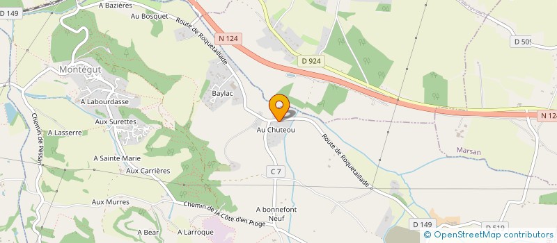 localisation de l'entreprise MADAME LOANA ACCIAIO IDU  MONTEGUT