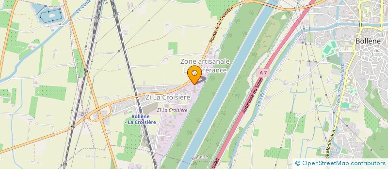 localisation de l'entreprise MADAME LOANA JACKEL  BOLLENE