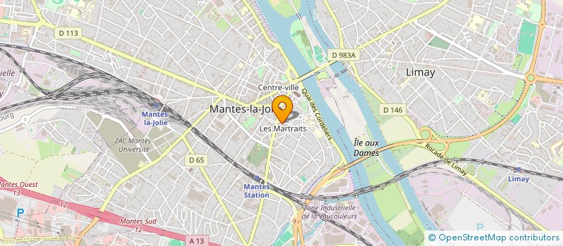 localisation de l'entreprise MADAME LOANA KEBILI  MANTES-LA-JOLIE