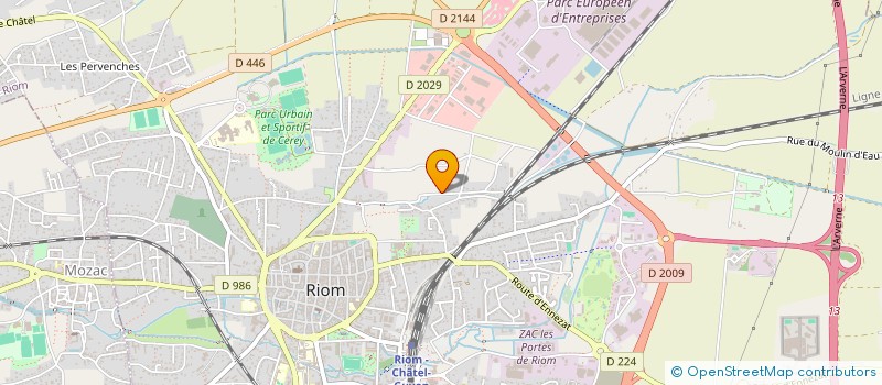 localisation de l'entreprise MADAME LOANA KIRSMANN  RIOM